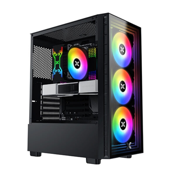 Xigmatek EN49790 Phantom Mid Tower Gaming Case 4fans RGB | EN49790 - Image 3