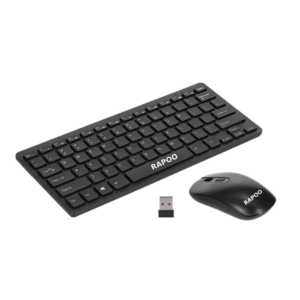 Wireless keyboard and mouse set rapoo mini MK665 Black