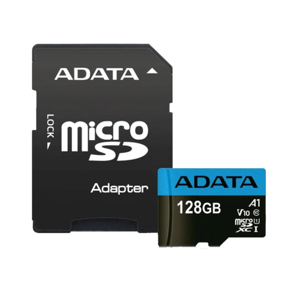 ADATA MICRO SD 128GB CLASS 10 SPEED 100MB AUSDX128GUICL10A1-RA1