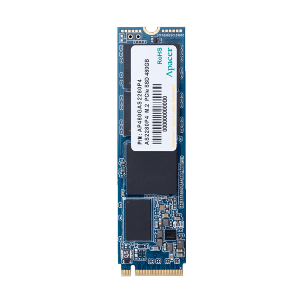 APACER M.2 HARD DRIVE 256GB NVME PCIE SSD GEN3X4 AP256GAS2280P4-1
