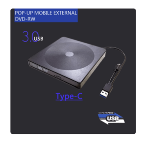 BOARD-X DVDRW EXTERNAL USB-C USB 3.0