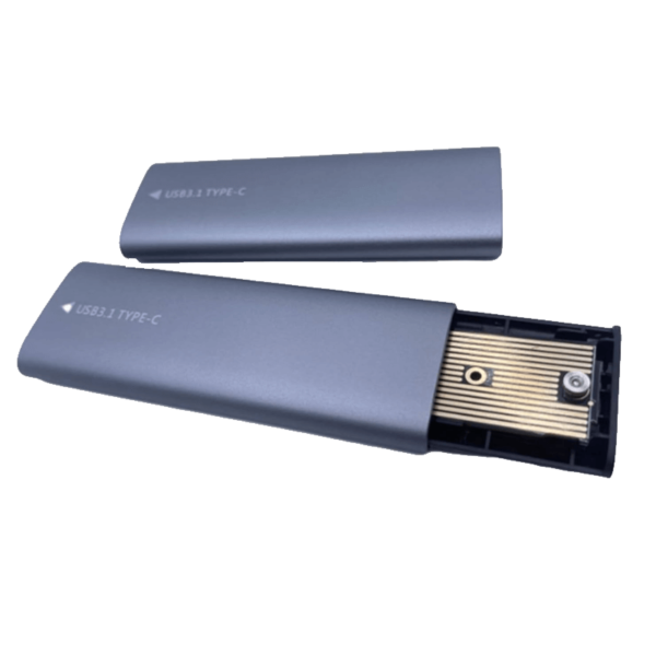 BOARD-X HDD ENCLOSURE M.2 NVME USBUSB-C TO USB-C ALUMINIUM