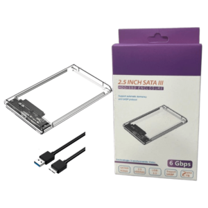 BOARD-X HDD ENCLOSURE SATA 2.5 INCH USB 3.0 TRANSPARENT