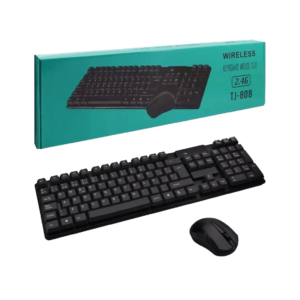 BOARD-X KEYBOARD MOUSE COMBO TJ-808 ENAR WIRELESS BLACK