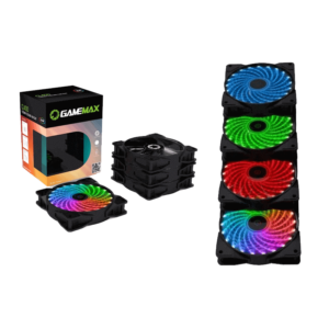 GAMEMAX COOLING FAN CASE 4 IN 1 COMBO + REMOTE CL400