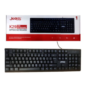 JEDEL KEYBOARD K29 ENAR WIRED BLACK