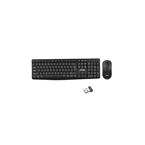 JEDEL KEYBOARD MOUSE COMBO WS790 ENAR WIRELESS BLACK