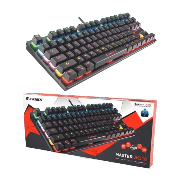 JERTECH KEYBOARD JK520 EN WIRED GAMING MECHANICAL RGB