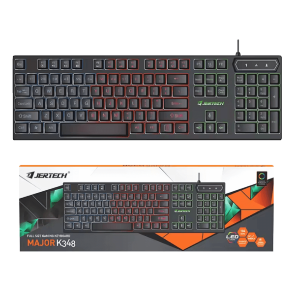 JERTECH KEYBOARD K348 ENAR WIRED GAMING RGB