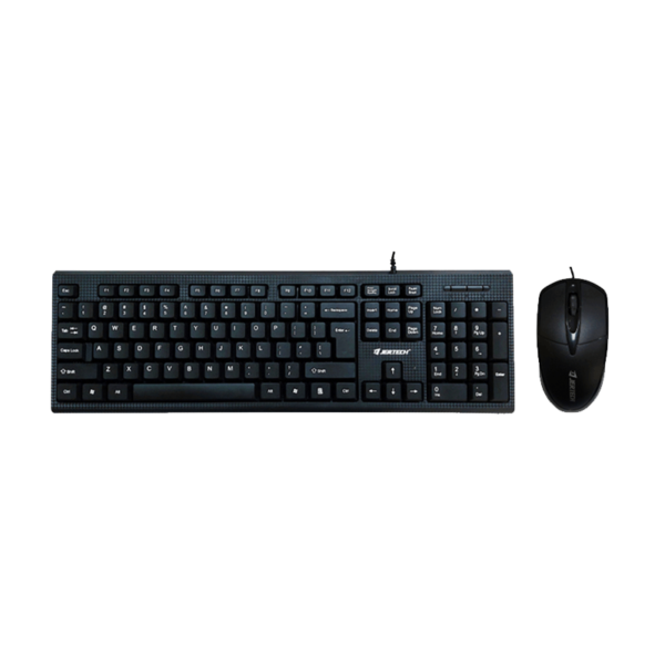 JERTECH KEYBOARD MOUSE COMBO KM160 ENAR WIRED BLACK