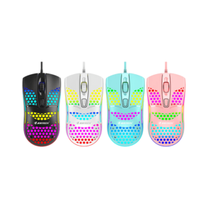 JERTECH MOUSE XP12 WIRED GAMING 3200 DPI 4 BUTTONS RGB