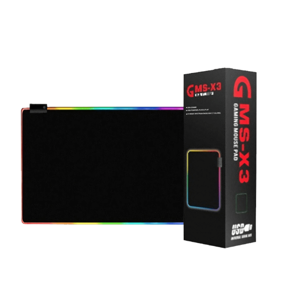 JERTECH MOUSEPAD GMS-WT-5 35 X 25 RGB BLACK