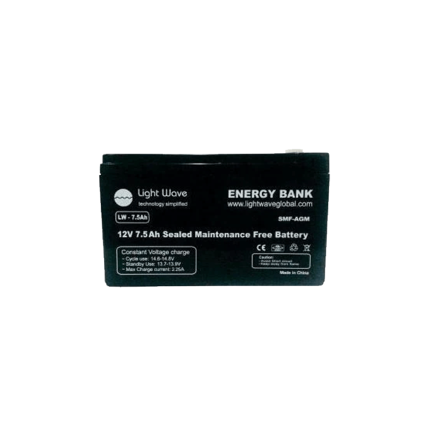 LIGHTWAVE UPS BATTERY 12V7.5A