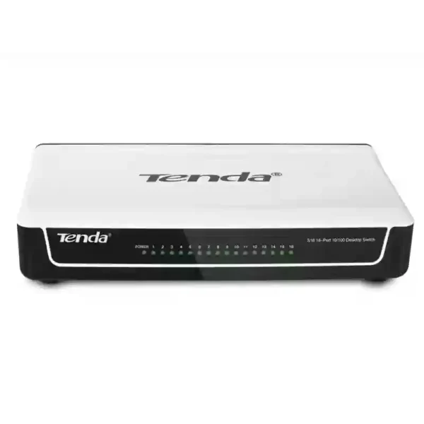 TENDA SWITCH SOHO 16 PORTS 10100 ETHERNET S16 DESKTOP