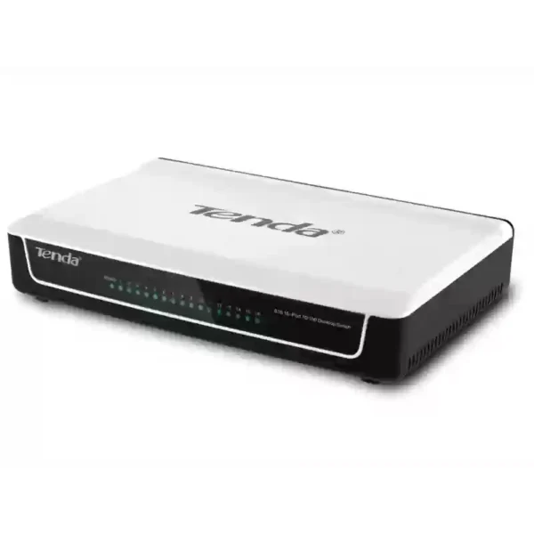 TENDA SWITCH SOHO 16 PORTS 10100 ETHERNET S16 DESKTOP