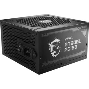 MSI Mag A750gl 750w 80 Plus Pcie 5.0 Gold Full Modular Psu|306-7ZP8B11-CE0