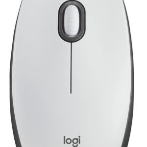 Logitech M100 USB Mouse, White | 910-006764