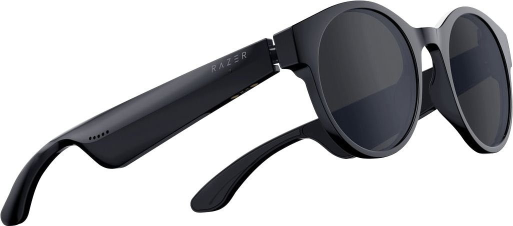 Razer Anzu Smart Glasses - Touch & Voice Assistant Compatible, Round/Large | RZ82-03630400-R3U1