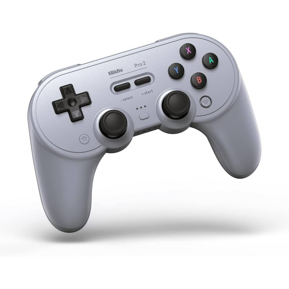 8BitDo Pro 2 Bluetooth Gaming Controller - Grey | Pro 2