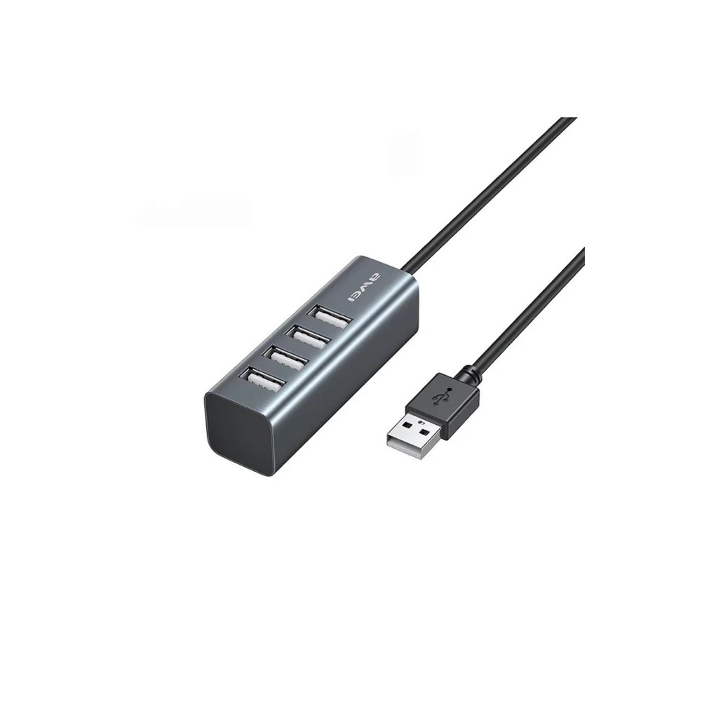 AWEI 4 Multi-Port USB-C Data Hub Silver | CL-122