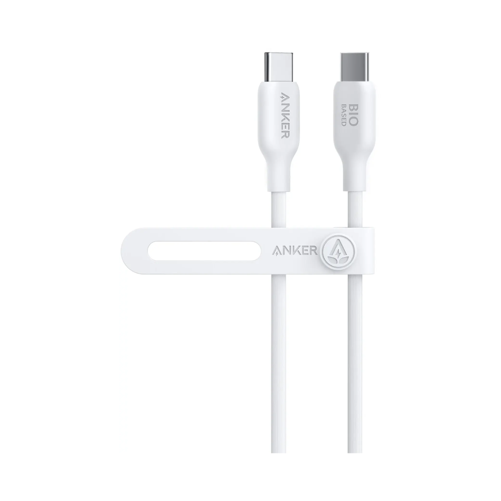 Anker 543 USB-C to -C Cable - Bio-Based 3ft, White | A80E1021