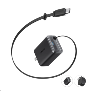 Anker Nano 35W Charger with Built-In Retractable USB-C Cable | A2658G11