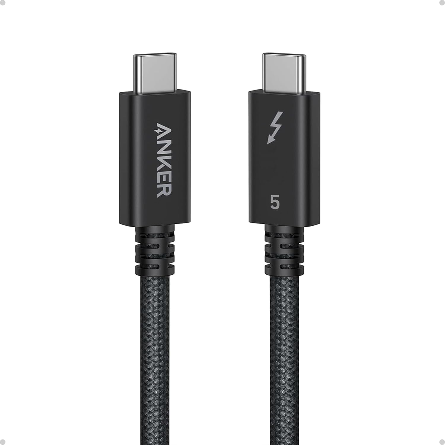 Anker Prime Thunderbolt 5 USB-C to USB-C Cable 1m 240W 80Gbps