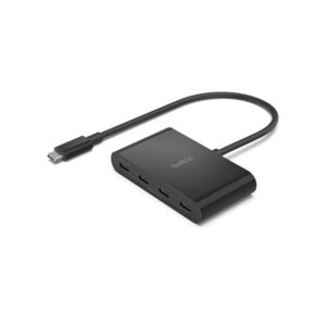 Belkin USB-C to 4-Port USB-C Hub – Black | AVC018BTBK