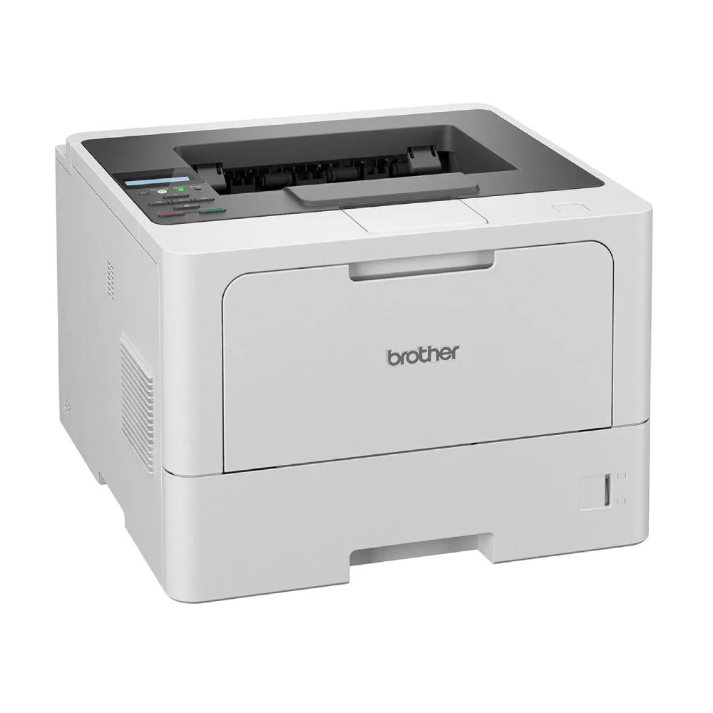 Brother 48ppm Duplex Monochrome Laser Printer with Gigabit Ethernet 512MB 6K Toner and 1,290-Sheet Capacity | HL-L5210DN