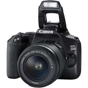 Canon EOS 250D — DSLR Camera Double Lens Kit | 18-55mm + 75-300mm | 24.1MP, 4K, Vari-Angle Touchscreen