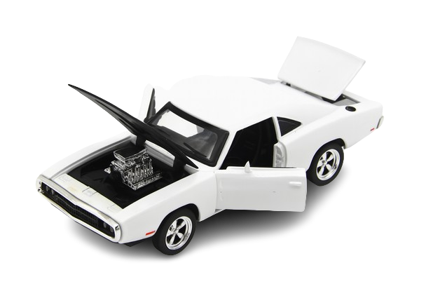 Diecast 1/32 Metal Model Charger - White| 32011C