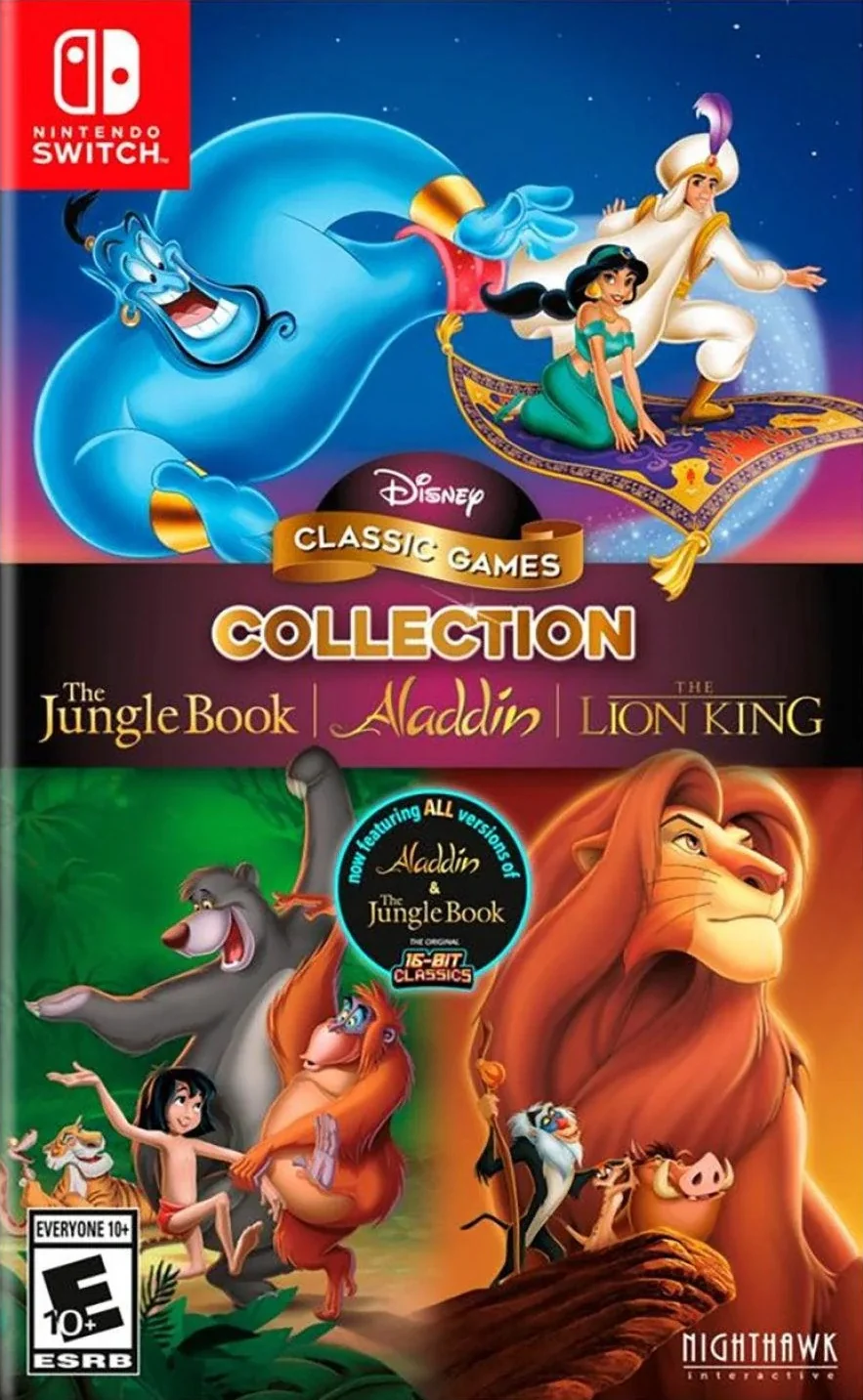 Disney Classic Aladdin, Lion King and Jungle Book - Nintendo Switch