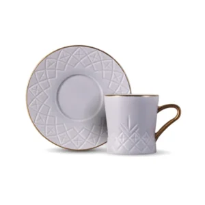 Dorsch Regency White 12-Piece Coffee Cup Set | DH-09335