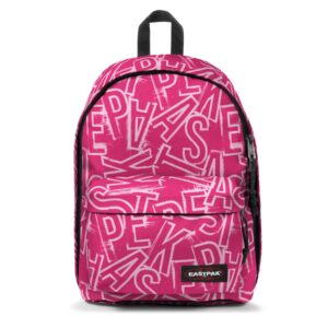 Eastpak Out Of Office 27L Laptop Backpack – EP Letters Pink | EK7672O2