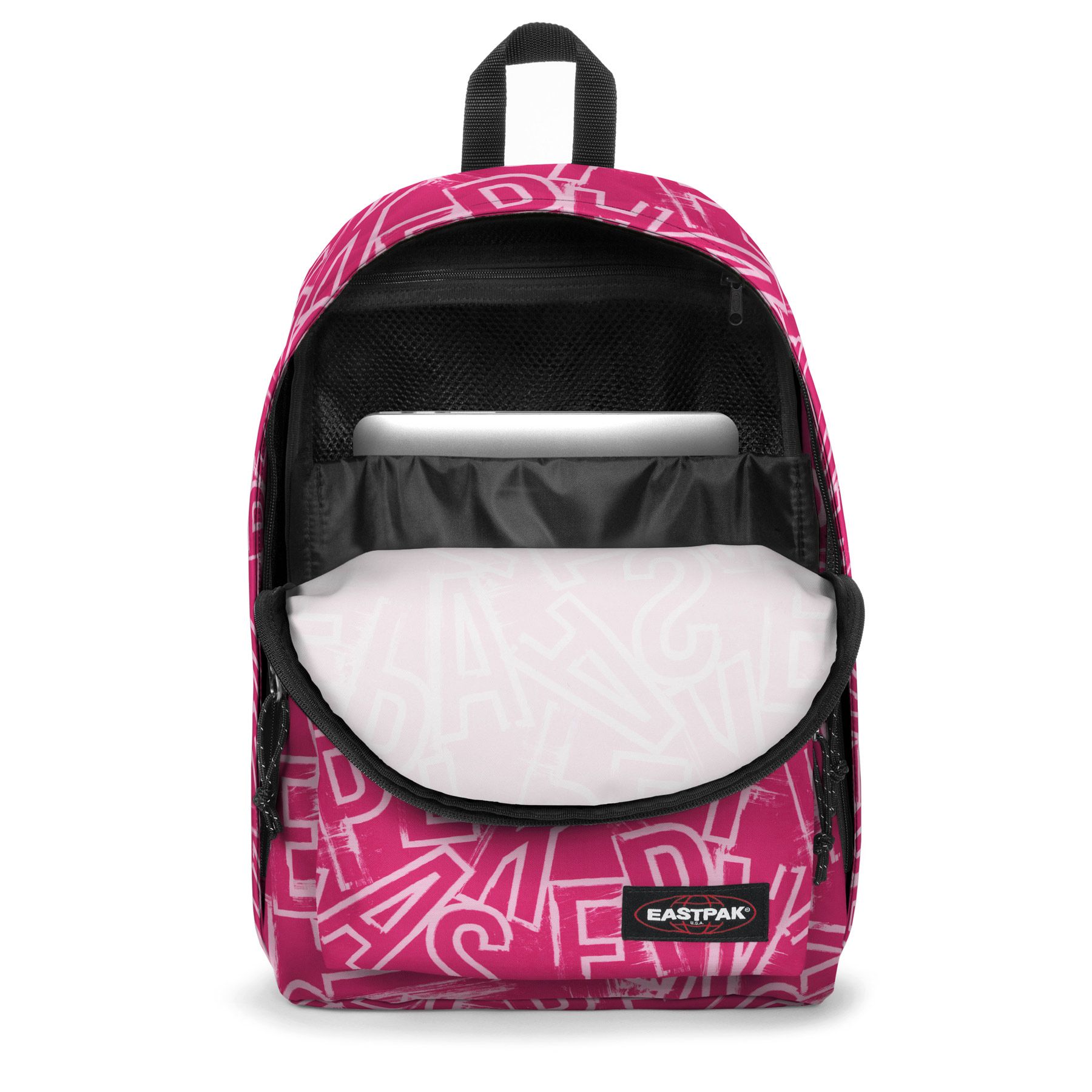 Eastpak Out Of Office 27L Laptop Backpack – EP Letters Pink | EK7672O2