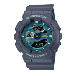 Casio G-SHOCK Analogue-Digital Men Watch - Grey & Navy Blue | GA-110AS-2ADR