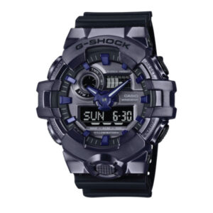Casio G-SHOCK G-STEEL Casual Men Analog-Digital Watch - Black & Purple | GM-700P-6ADR