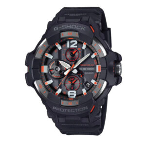 Casio G-SHOCK GRAVITYMASTER Bluetooth Solar Men Watch - Black & Orange | GR-B300-1A4DR