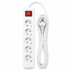 Genex 6-Socket Power Strip with Switch 3m Cable | GE-HS6K