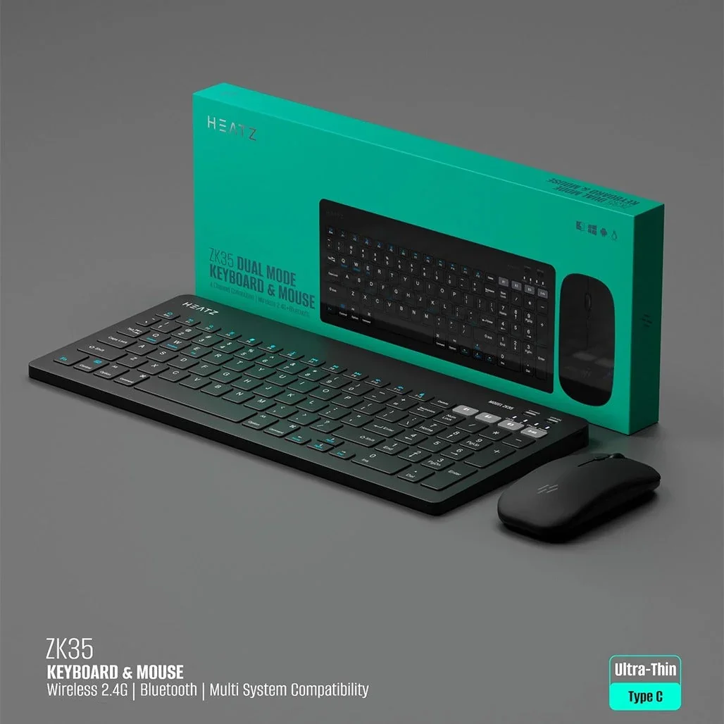 Heatz Dual Mode Keyboard & Mouse | ZK35
