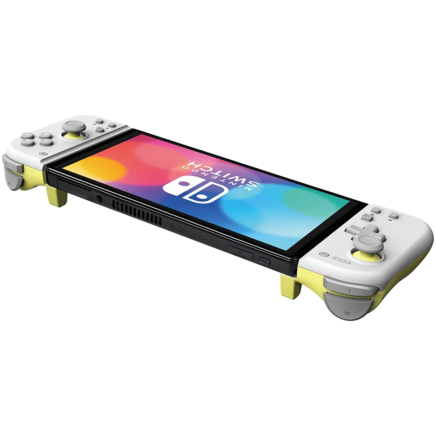 Hori Nintendo Switch Split Pad Compact - Light Gray & Yellow
