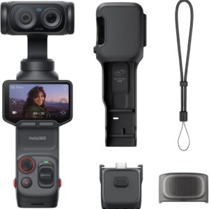 Insta360 Luna Ultra CINSABTA-LUNA01 — 8K Dual-Lens Leica Gimbal Camera | Cosmic Black