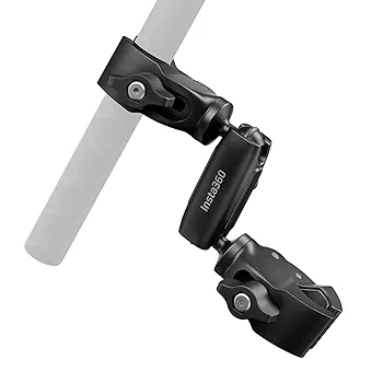 Insta360 Motorcycle Selfie Stick Support Clamp | Action Camera Mount