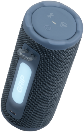 JBL Grip Portable Bluetooth Speaker - Blue - Waterproof & Drop-Proof Design - 14 Hours Playtime | JBL-GRIP-BLU