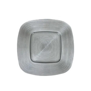 Karaca Home Premium Glass Charger Plate [Silver] 37cm | 300.22.02.0257