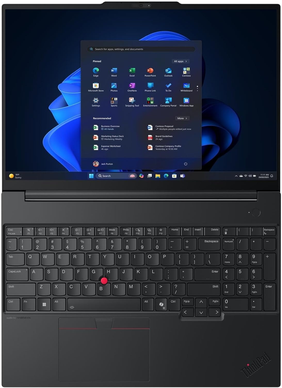 Lenovo ThinkPad E16 Gen 3 16" Laptop Intel Core Ultra 7 256V - 16GB RAM - 512GB SSD | 22B0S03200