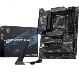 MSI 911-7E34-004 Z890 GAMING PLUS WIFI DDR5 Gaming Motherboard - Wi-Fi 7, Bluetooth 5.4, Thunderbolt 4, and a 5Gbps LAN port