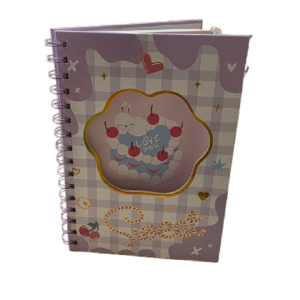 Notebook - Sweet - 21x16.5cm - Purple | D337