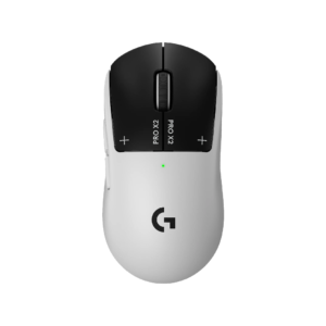 Logitech PRO X2 SUPERSTRIKE LIGHTSPEED Wireless Gaming Mouse - White & Black | 910-007700