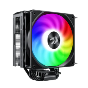 Redragon CPU Cooler With Temperature Display 12cm RGB Fan 4 Heat Pipes | CC-1013
